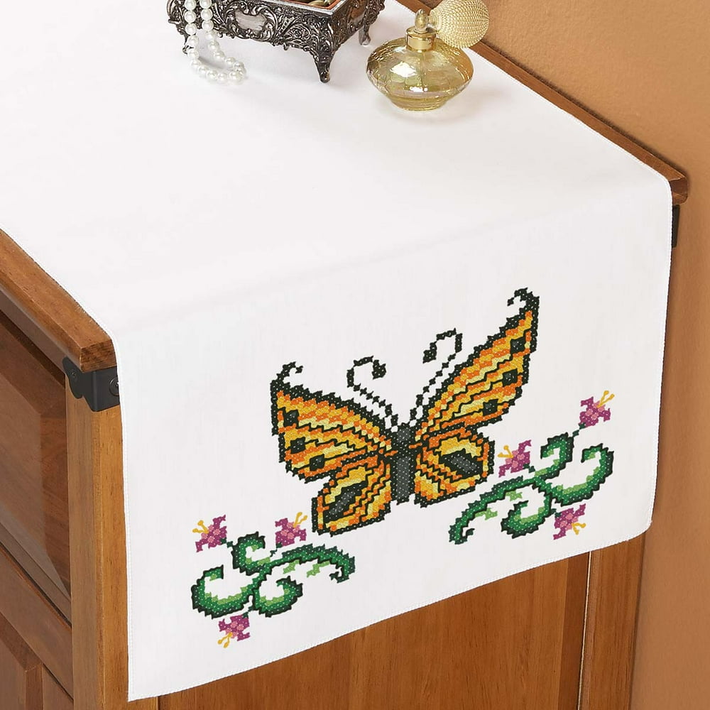 Herrschners® Royal Monarch Dresser Scarf Stamped CrossStitch Walmart