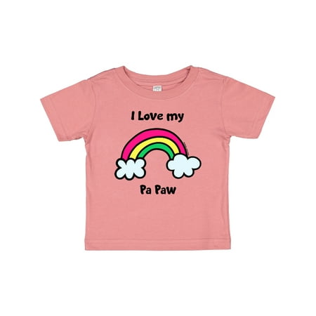 

Inktastic I Love My Pa Paw Gift Baby Boy or Baby Girl T-Shirt