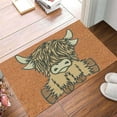 2024 Festival Theme Carpets Cow's Shaggy Doormat Themed Doormat
