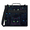 Blue, variant on Jiaoprinted Black Cat Zipper Binder, Cats 3 D-Ring Binder, Multi-Pocket Expanding Organizer Bag with Handle and Shoulder Strap for Travel Work