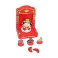 thumbnail image 2 of jifeng Chinese Deity Statue with Tribute Set Multipurpose Decorative Fengshui Decor, 2 of 9