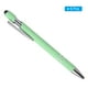 thumbnail image 3 of Bolígrafo Uxcell con punta de stylus, bolígrafo de metal, tinta negra, punta media de 1.0mm, estilo 1, paquete de 6 en verde, 3 of 6