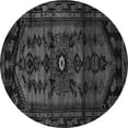 thumbnail image 1 of Ahgly Company Indoor Round Persian Gray Traditional Area Rugs, 7' Round, 1 of 1