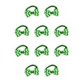 thumbnail image 3 of Greeniant Collares para perros Pajaritas Encantadoras decoraciones para mascotas Cachorro Año nuevo verde blanco Type1 NO1, 3 of 6