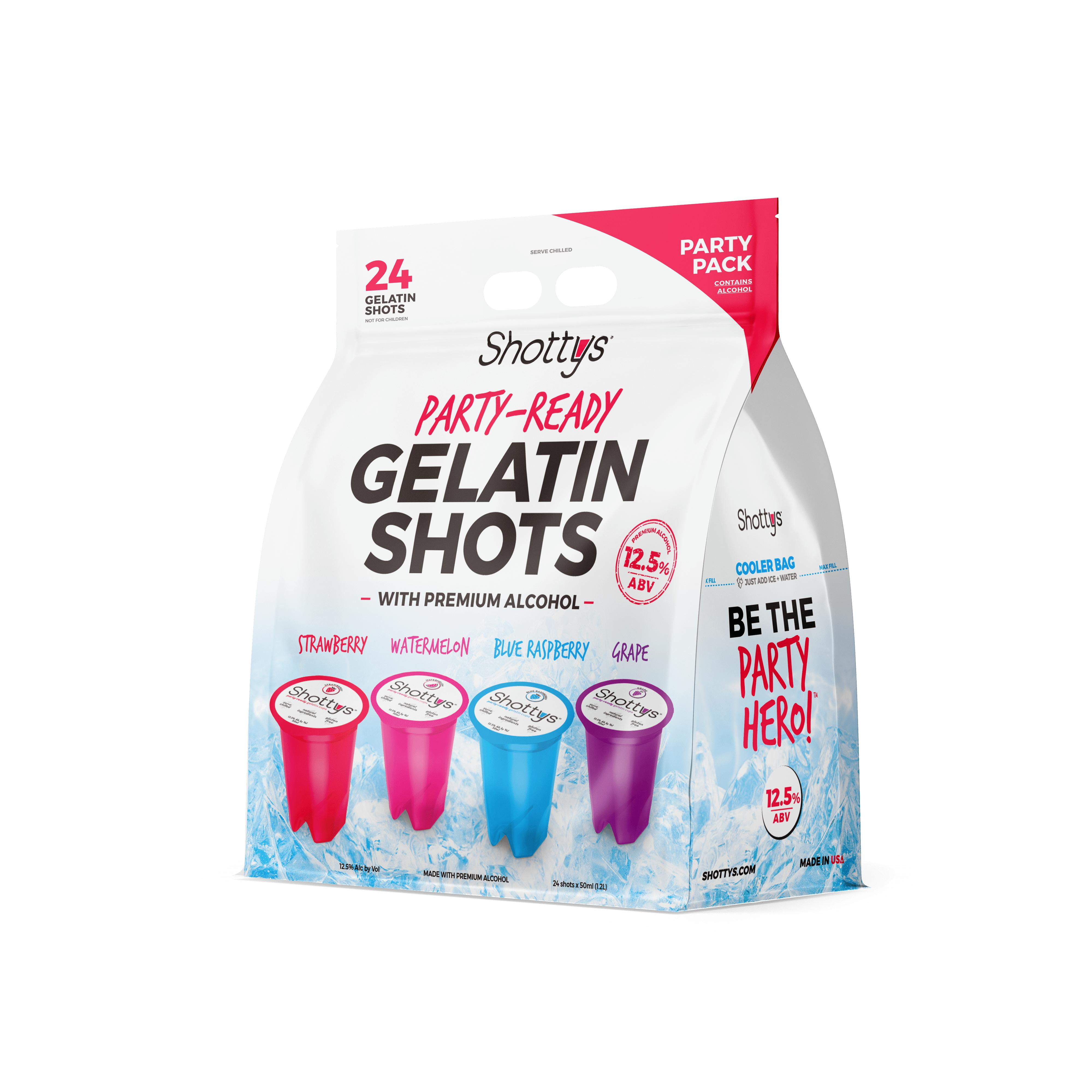 Shottys Party Pk Wine Gelatin Shots 24pk Walmart Com Walmart Com