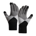 thumbnail image 2 of Sales Today Thermal Gloves Warm Gloves GIJNRIUIUA Under $4 Winter Women Keep Warm Touching Screen Knit Gloves Elastic Cuff Soft Full Finger Gloves Mitten Gray Gloves & Mittens, 2 of 7