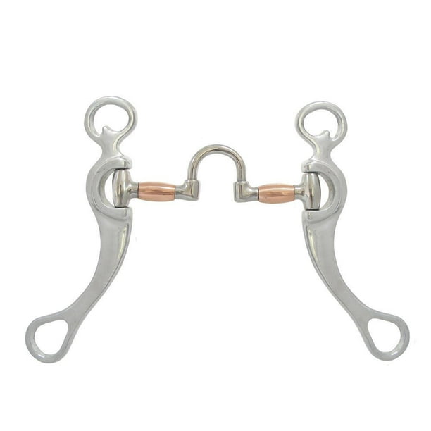 Aluminum Cheeks Horse Correction Port Bit Center Swivel With Copper ...