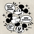 thumbnail image 3 of Disney - Mickey Mouse - See Ya Soon!, Aww Shucks!, Aww Gee - Youth Crewneck Fleece Sweatshirt, 3 of 5