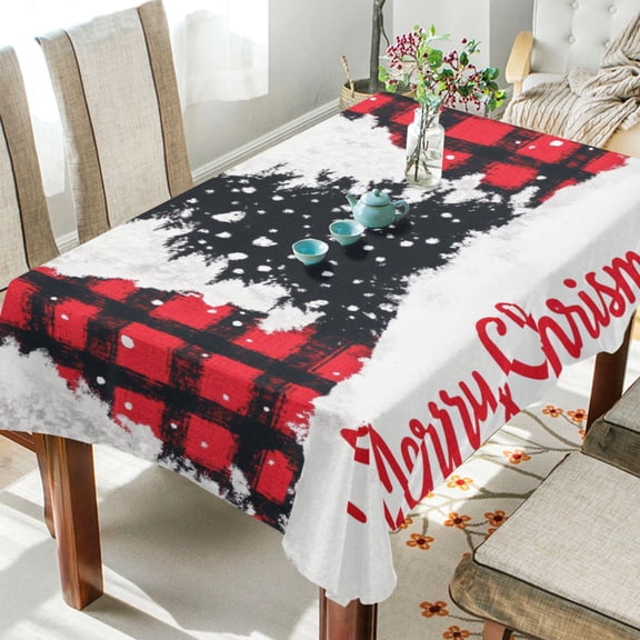 BZSMCE Square Tablecloth Fashion Buffalo Plaid Pattern Pattern Tableclothes