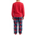 thumbnail image 3 of INSPIRE CHIC Sleepwear Long Sleeve Tops and Pants Plaid Family Pajamas Set L Children Red, 3 of 4