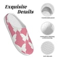 thumbnail image 5 of Lsque Butterfly 2 Pattern Womens Comfort Cotton on Scuff With Memory Foam and Anti-skid Sole Slipper-42/43, 5 of 7