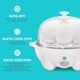 thumbnail image 2 of Elite Cuisine EGC-007 Maxi-Matic Egg Poacher & Egg Cooker with 7 Egg Capacity, White, 2 of 8