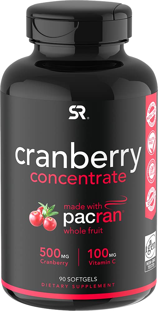 Sports Research Cranberry Concentrate PaCran 500mg (90 softgels)