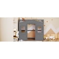 thumbnail image 5 of Twin Size House Loft Bed With Ladder-Gray Twin Size House Loft Bed With Ladder-Gray, 5 of 13