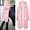 Z-115Pink, variant on FAOWME Womens Hooded Coat With Pockets Long Sleeve Solid Color Drawstring Zipper Mid Length Warm Jackets For Fall Winter,Black,Xxl