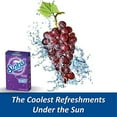 thumbnail image 3 of (2) Sunkist Soda Grape Singles To Go Drink Mix, Sugar-Free Caffeine-free Non-carbonated Water Enhancer Powder Sticks Beverage 6 Sachet per Box - 12 Total Servings & CUSTOM Storage Carrier, 3 of 7