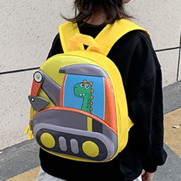 Mochila Para Niños Pequeños, Bonita Excavadora, Bolsa