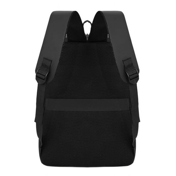 Black multi pocket backpack sale