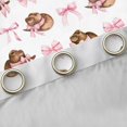 thumbnail image 4 of Manfei Kids Children Cute Pink Bow Hats Blackout Curtains Set of 2 (52x84 Each),Dreamy Princess Window Curtains,Western Cowgirl Curtains and Drapes,Breathable Home Decor, 4 of 6