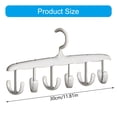 thumbnail image 5 of Easy Assembly Rotating Hook Waved Structure Clothes Organizers for Tight Space, 5 of 13
