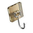 thumbnail image 4 of Adhesive Hanger Hooks, Adhesive Sticky Hooks Unique Design Seamless  for Kitchen Crystal Color,Gray,Champagne,Green, 4 of 8