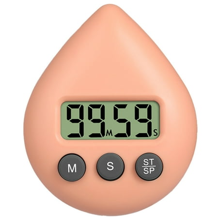 

Creatives Electronic Timer Digital Kitchen Timer Learning Management Timer for Cooking Study Exercise Training Orange