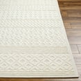 thumbnail image 6 of Livabliss Washable Rugs for Living Room, 3x5 Lyna Cottage White Area Rug, Bedroom Dining Room Home Decor Stain Resistant Carpet (3'3" x 5'), 6 of 6