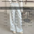 thumbnail image 3 of WRKEKC Girls Plaid Wide-Leg Pants with Lace Waistband Elastic Loose-Fit Casual Summer Trousers for 4-13 Years Kids, 3 of 7