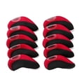 thumbnail image 1 of 10 Pcs Fers de Golf Imperméables Couvre-Chef Clubs de Golf Couvre-Chef Protection Cadeau pour Golfeur Rouge, 1 of 7