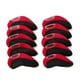 thumbnail image 1 of Juego de 10 fundas de neopreno para cabezas de palos de golf Rojo, 1 of 7