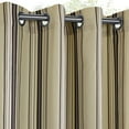 thumbnail image 3 of Commonwealth Home Fashions 70316-109-758-96 Gazebo Stripe Grommet Panel 96 in., Khaki, 3 of 4