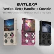 G350 Handheld Game Console 3.5 IPS Screen Linux System RK3326 Portable Console with 3200mAh Battery Black