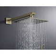 thumbnail image 3 of alma vanity Alam Empolo 8" Wall mount Rain Shower Set Gold Brushed, 3 of 5