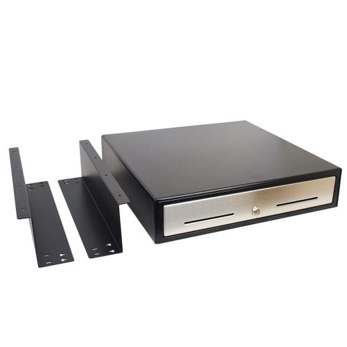 ANGEL POS 1520060 18-Inch Cash Drawer with Mounting Bracket and Cash Register
