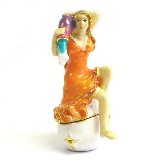 Bejeweled Horoscope Aquarius Statue