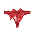 thumbnail image 1 of Varsbaby Thongs for Women Sexy See Through Thong Underwear Women, 1 of 5