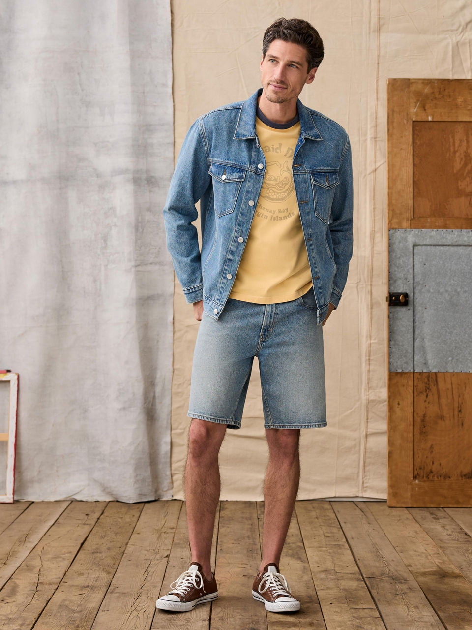 Levi Strauss Signature Men's Regular Fit Short, 10" Inseam