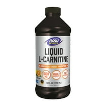 NOW Sports Nutrition, L-Carnitine Liquid 1,000 mg, Highly Absorbable, Citrus, 16-Ounce