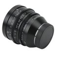 thumbnail image 1 of Lente cinematográfica de enfoque manual, lente de cine 7Artisans Lente de cámara con montura de 35 mm Lente de cámaras con montura Sony E Ultra sensible, 1 of 12