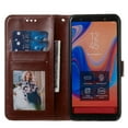 thumbnail image 2 of Galaxy A50 Case, Allytech Premium PU Leather Slim Fit Lightweight Kickstand Folio Flip Cards Holder Wallet Cases Covers with Hand Strap for Samsung Galaxy A50,Brown, 2 of 6