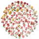 thumbnail image 1 of OBUJOPAL 100 stickers de rosas 5x5 cm estilo vintage para manualidades DIY, 1 of 6