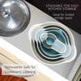 thumbnail image 2 of Plastic Mixing Bowls - Multicolored Mixing Bowl Set of 8, Nest for Easy Storage, inculding Measuring Cups, Colander, Sifter, Large Bowl, Great for Cooking and Baking, Rv Camping Accessories, BPA Free, 2 of 8