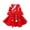 1#Red, variant on Tiijoy Toddler Girls Long Sleeve Chinese Dress Winter -Lined Party Dress, Sizes 1-2