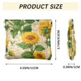 thumbnail image 3 of PU leather Coin Purses & Pouches Small Wallet Retro-chic Sunflowers, 3 of 7