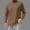 (Solid)Brown, variant on Men’s V-Neck Long Sleeve T-Shirt, Mens Everyday Basics Casual Pullover Long Sleeve Tops,Big and Tall Army Green,Size XXXXL