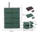 thumbnail image 2 of Almohadilla para sentarse, 2 piezas de espuma para asiento de senderismo, plegable, almohadilla de asiento impermeable para acampar con bolsas de almacenamiento, alfombrilla para sentarse de espuma, 2 of 6