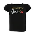 thumbnail image 5 of Hudson Baby Infant Girl Short Sleeve T-Shirts, Girl Mommy Red Black, 3 Toddler, 5 of 5