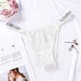 thumbnail image 1 of Victoria's Secret Sexy Letter Print Lifting G-String Calzoncillos Íntimos De Baja Altura Para Las Mujeres Brillante Diamante Decoradopangjing, 1 of 4