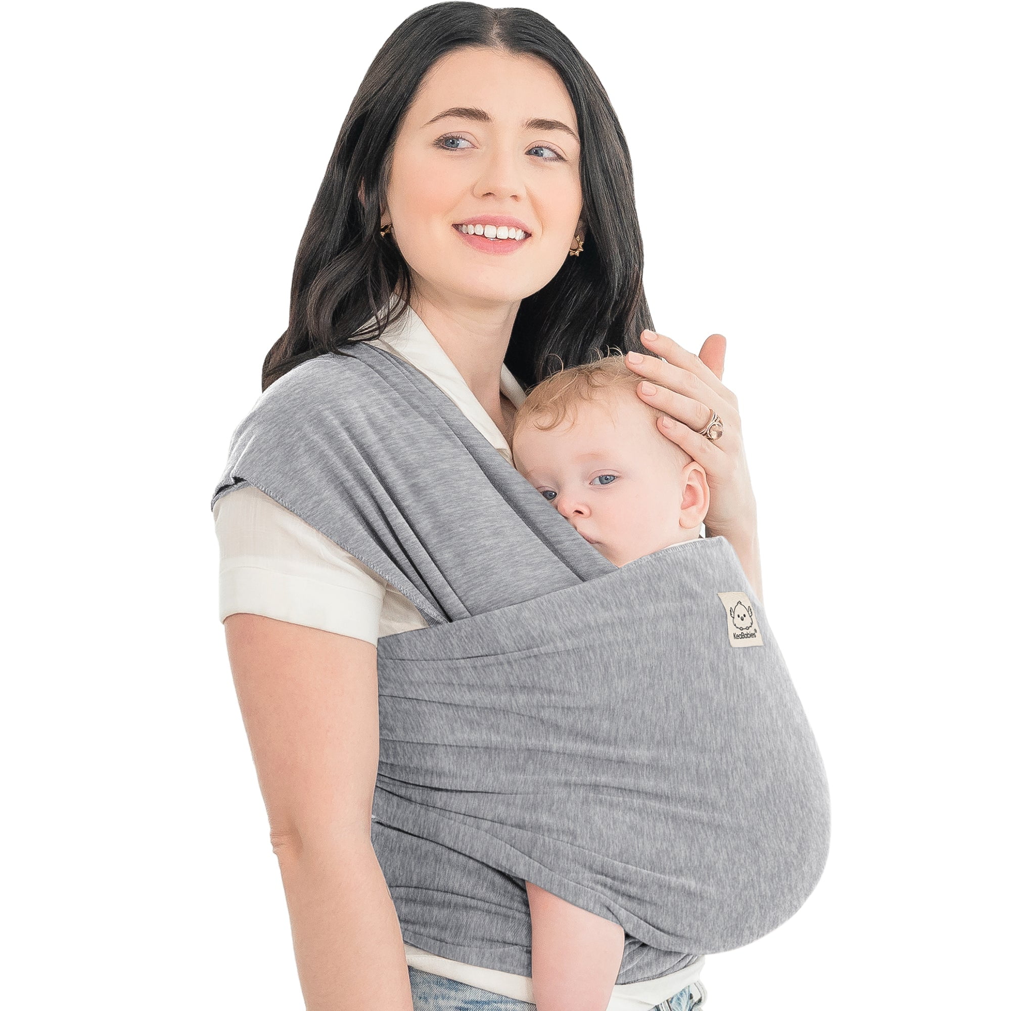 KeaBabies Original Baby Wraps Carrier, Baby Sling Carrier for Newborn Boy, Girl up to 35lbs