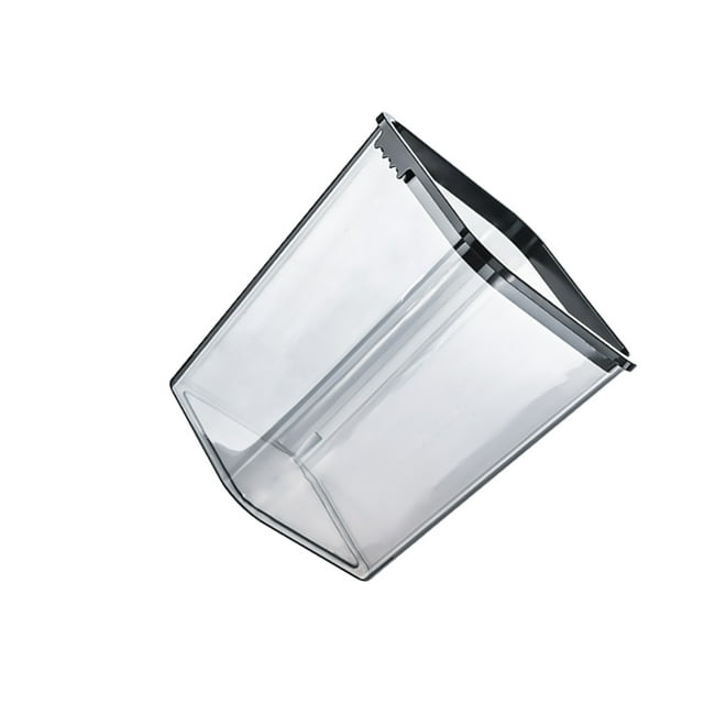 fastboy ABS Modern Bathroom Bin And Toilet Brush Set For Look Small Bathroom Bin With Lid Plastic Bathroom Bin 15L transparent blac 1